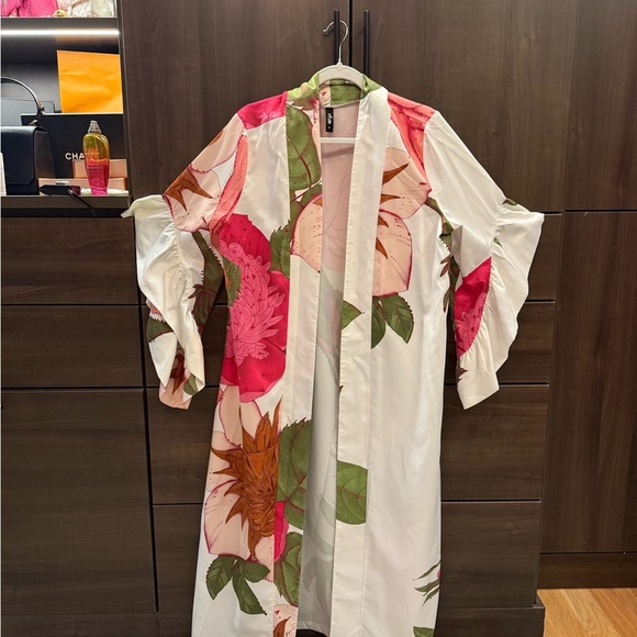 Floral Kimono Jacket - Multicolor - Picture 3 of 7